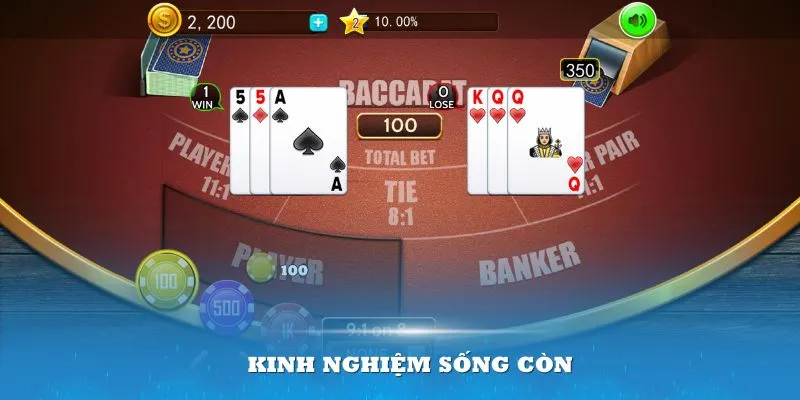 Kinh nghiệm xương máu khi tham gia chơi baccarat